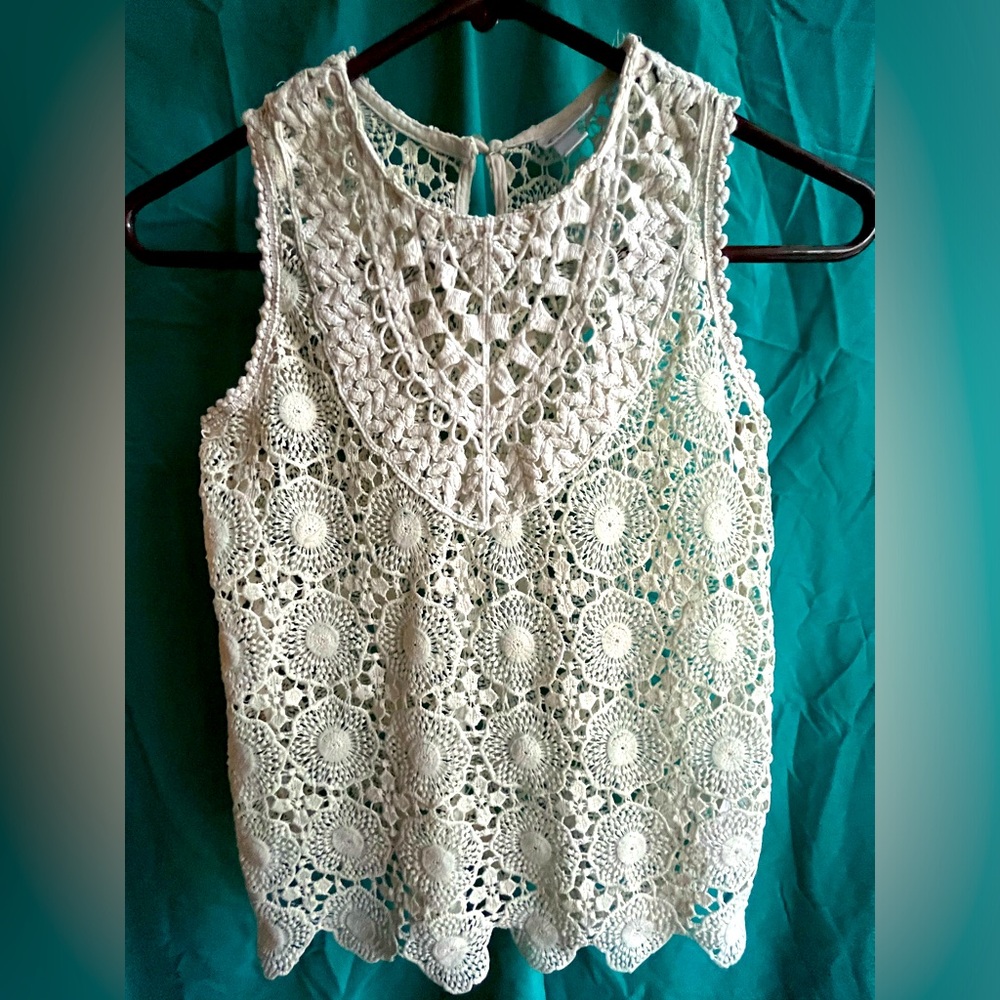 Girls Crocheted Top Size 10/12